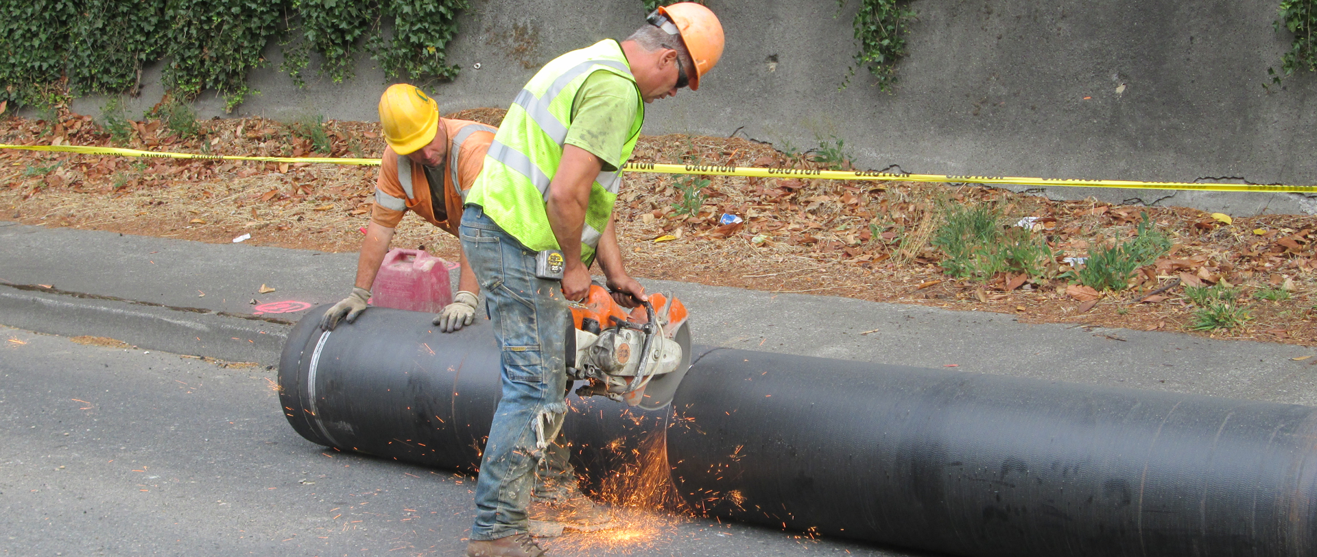 Background photo of work crew